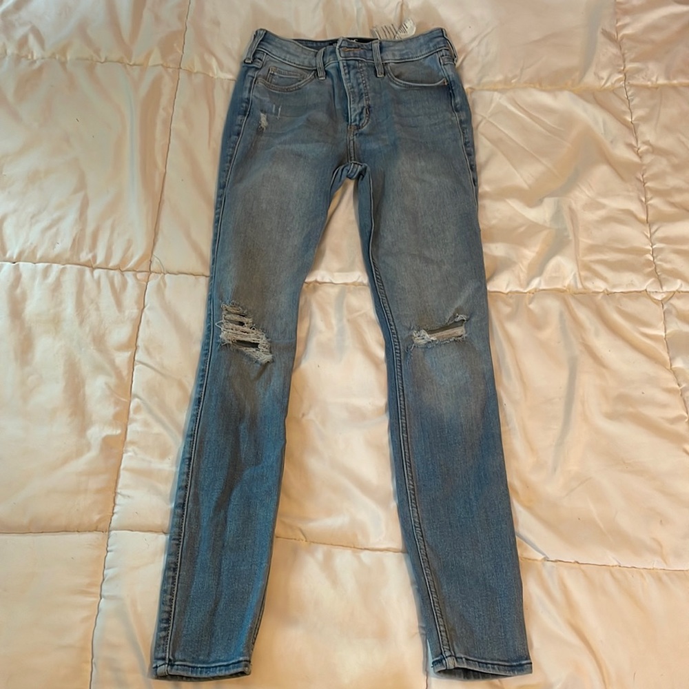 Hollister high rise skinny jeans